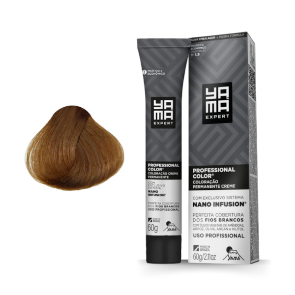 Coloração Nano 7.7 Louro Claro Dourado Acobreado Yamá-6b6f50f0-6390-4f59-9774-916e00359b1f