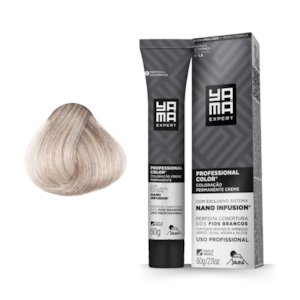 Coloração Nano 9.12 Louro Muito Claro Acinzentado Irisado Yamá