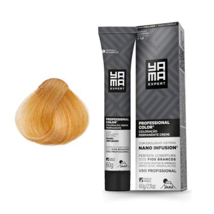 Coloração Nano 9.34 Louro Muito Claro Dourado Acobreado Yamá