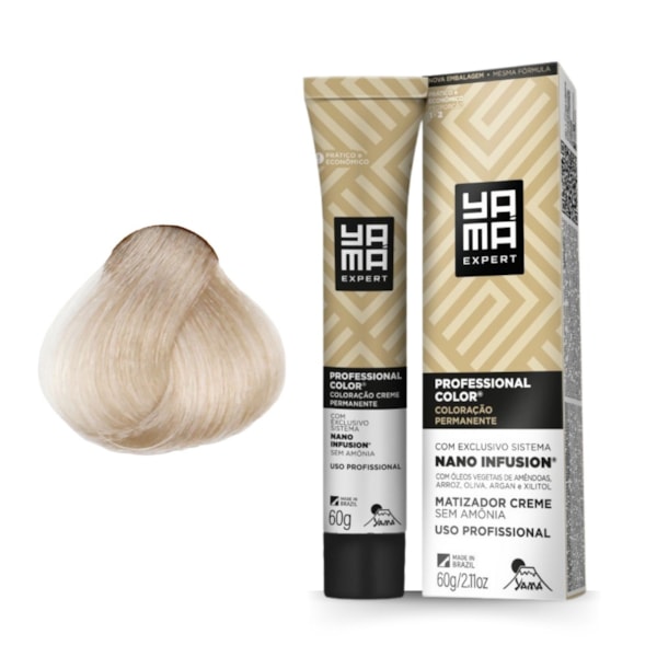 Coloração Nano Infusion 12.89 Louro Ex Claro Pérola Yamá-0ae12320-ea39-4a1b-b86a-b8a48fe3018c