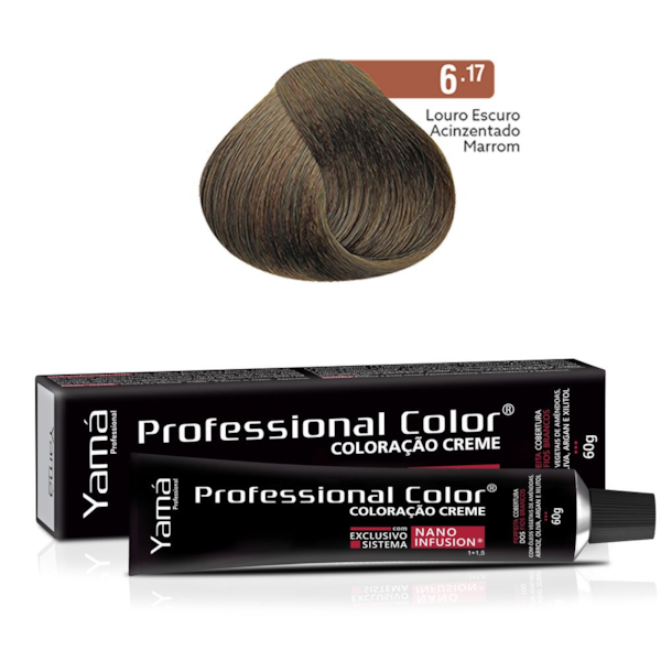 Coloração Nano Infusion 6.17 Louro Escuro Acin. Marrom Yamá-8cfa950a-e5b1-48bd-9714-970a1bb64dcd