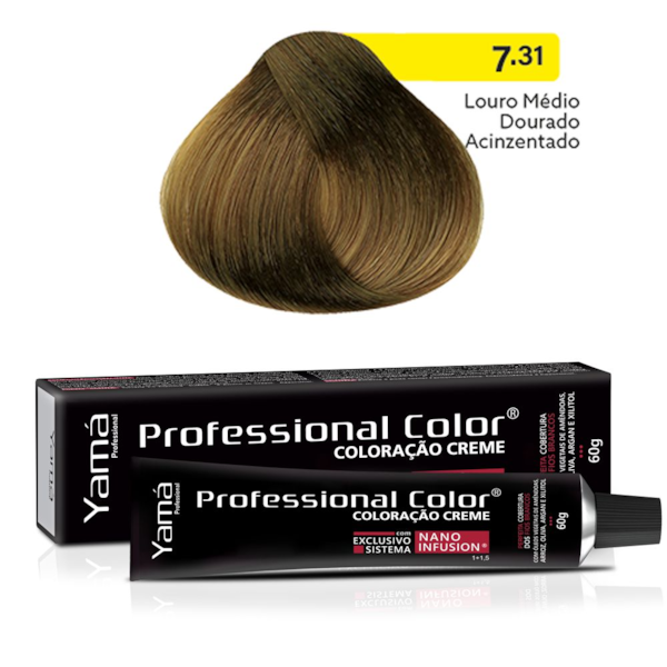 Coloração Nano Infusion 7.31 Louro Médio Dourado Acinz Yamá-aa3f5f7a-e544-4292-80c4-b48eeee6c68b