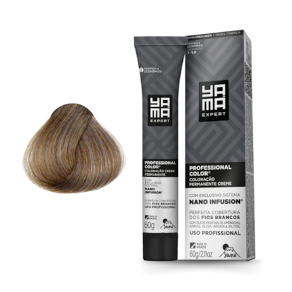 Coloração Nano Infusion 8.1 Louro Claro Acinzentado Yamá
