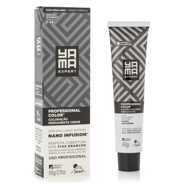Coloração Nano Infusion 8.1 Louro Claro Acinzentado Yamá-3404c344-c7f6-4733-b4eb-2df11b956422