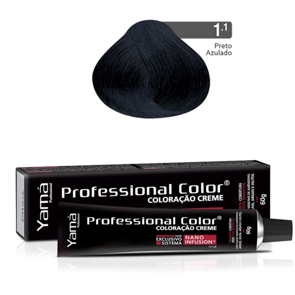 Coloração Professional Color Nano Infusion 1.1 Preto Azulado-4f8cb9ac-7b56-4956-bd07-075263adb28f