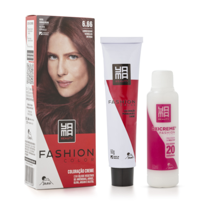 Coloração Yamá Beauty Care Mini Kit Fashion Color 6.66
