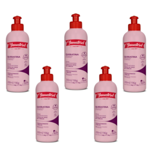 Creme Multifuncional Yamasterol Queratina 200ml Yamá (Kit C/05) - Perfumaria em Casa