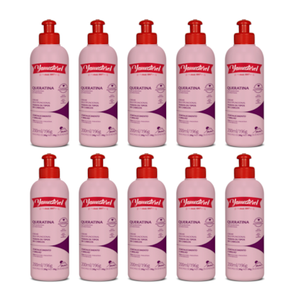 Creme Multifuncional Yamasterol Queratina 200ml  Yamá (Kit C/10) - Perfumaria em Casa