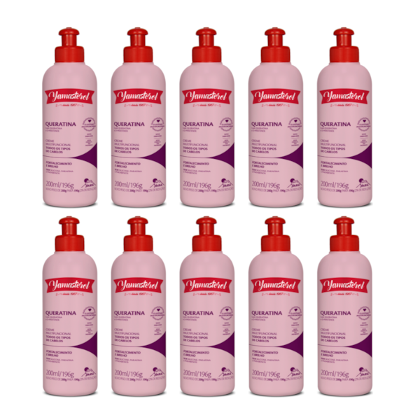 Creme Multifuncional Yamasterol Queratina 200ml  Yamá (Kit C/10) - Perfumaria em Casa-5bd13b7e-1968-46f6-beb1-cee8085f4b2a