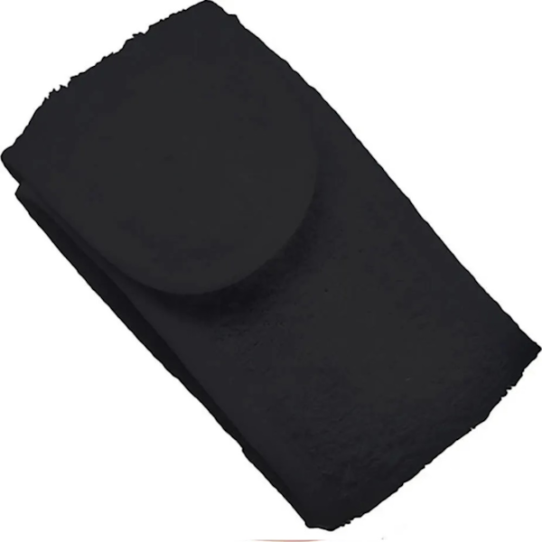 Faixa Atoalhada com Velcro Preta - Santa Clara-a7628a98-f633-487b-8c89-0dea3e86844f