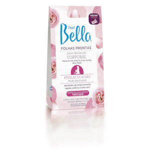 Folhas Pronta para Depilação corporal Pétalas de Rosas 16fls