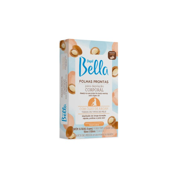 Folhas Prontas p/Depilação Corporal Óleo de Argan Depilbella-a05e3915-687e-4bea-878e-ea2f03ba8db8