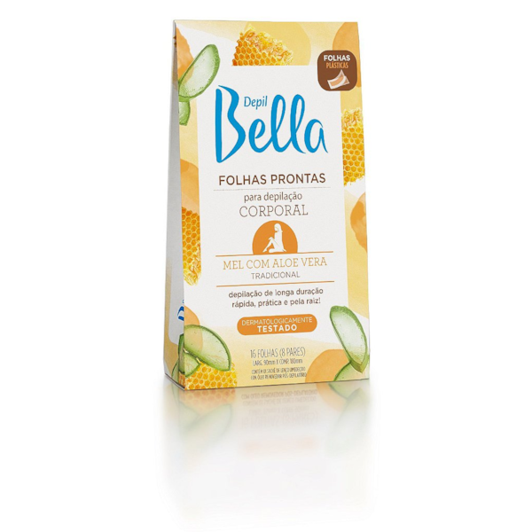 Folhas Prontas para Depilação Corporal Mel e Aloe Vera-58d8da54-78ae-49b8-a755-4e676108f2a7