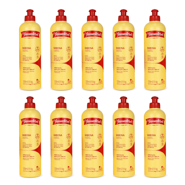 Kit 10 Cremes Yamasterol Babosa e D-Pantenol 320ml  - Multifuncional-ac5c2f59-8e34-444a-838b-fa9c113fe206