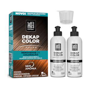 Kit 2 Dekapcolor System Removedor de Coloração 300ml - Yamá