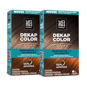 Kit 2 Dekapcolor System Removedor de Coloração 300ml - Yamá