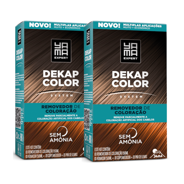 Kit 2 Dekapcolor System Removedor de Coloração 300ml - Yamá-14dc50bc-0c1e-49d2-a651-c88b9c29cb40