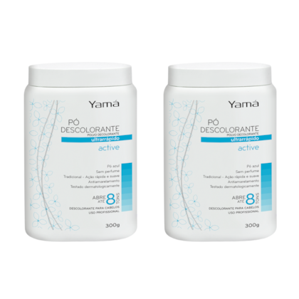 Kit 2 Pó Descolorante Tradicional Active Pote 300g