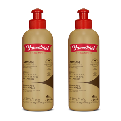 Kit 2 Yamasterol Argan 200ml Yamá