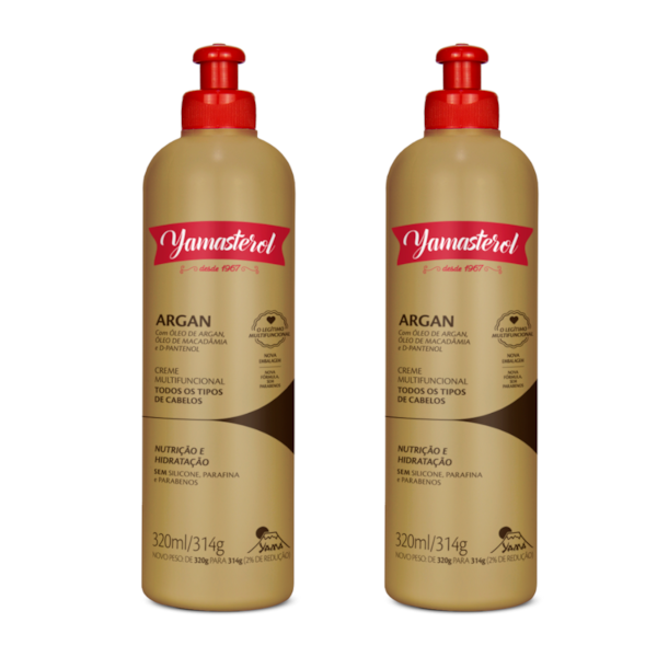 Kit 2 Yamasterol Argan 320ml Yamá-a89df87e-4622-4b29-abed-e74d026faa74