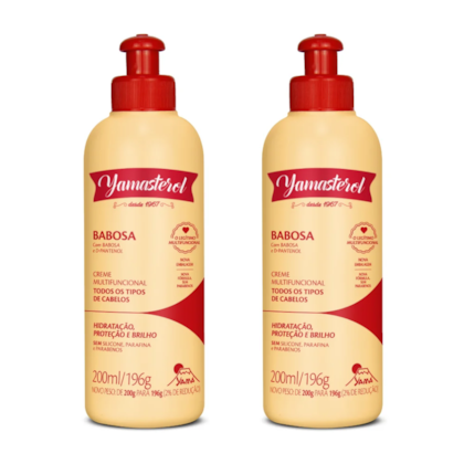 Kit 2 Yamasterol Babosa 200ml Yamá