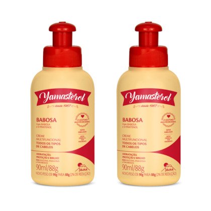 Kit 2 Yamasterol Babosa 90ml Yamá