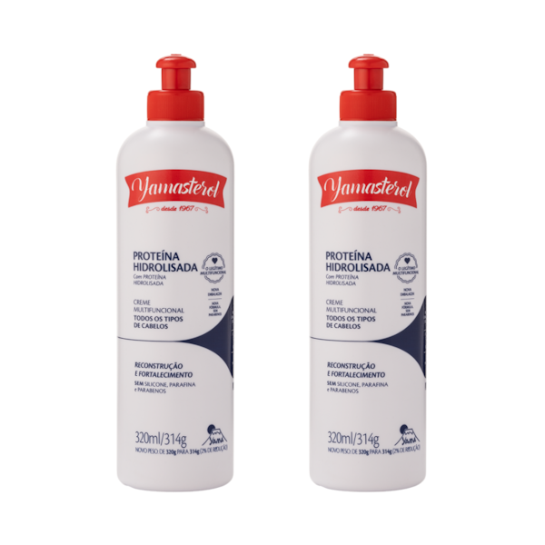 Kit 2 Yamasterol Proteína Hidrolisada 320ml Yamá-157a51f8-0853-4e23-9d38-22b9ef98062f