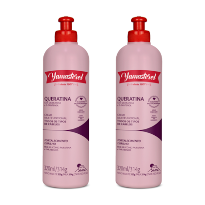 Kit 2 Yamasterol Queratina 320ml Yamá