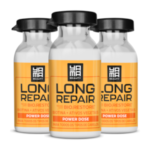 Kit 3 Ampola Fortalecedora Long Repair 18ml Yamá