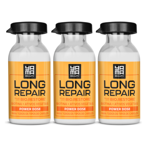 Kit 3 Ampola Fortalecedora Long Repair 18ml Yamá-8dcbfe27-fc2a-4b34-b5ae-673f62688ca5