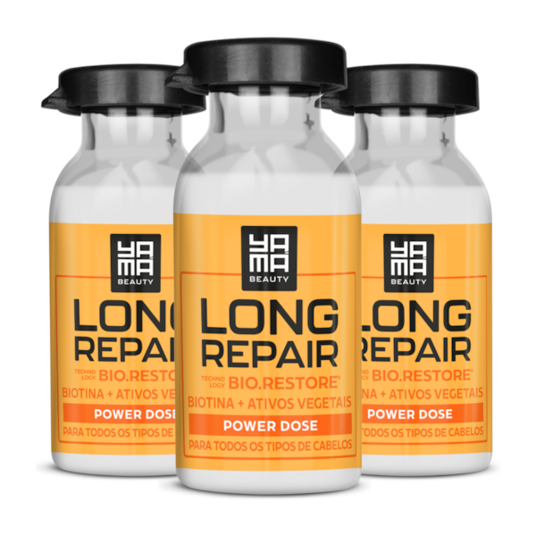 Kit 3 Ampola Fortalecedora Long Repair 18ml Yamá-becb8ac4-4608-4f3d-9902-17897434a4ee