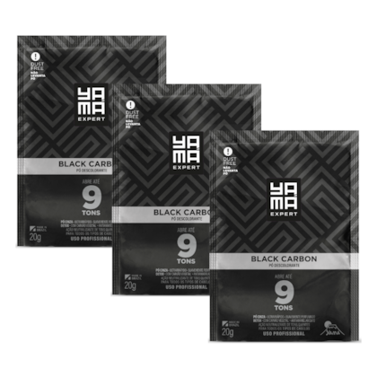 KIt 3 Pó Descolorante Black Carbon 20g