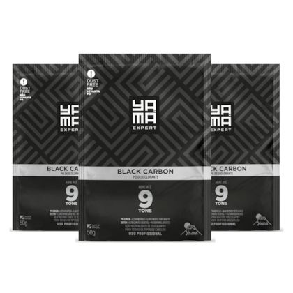 Kit 3 Pó Descolorante Black Carbon 50g
