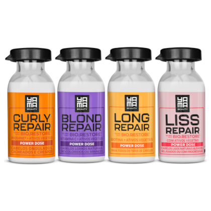 Kit 4 Ampolas Linha Repair 18ml Yamá