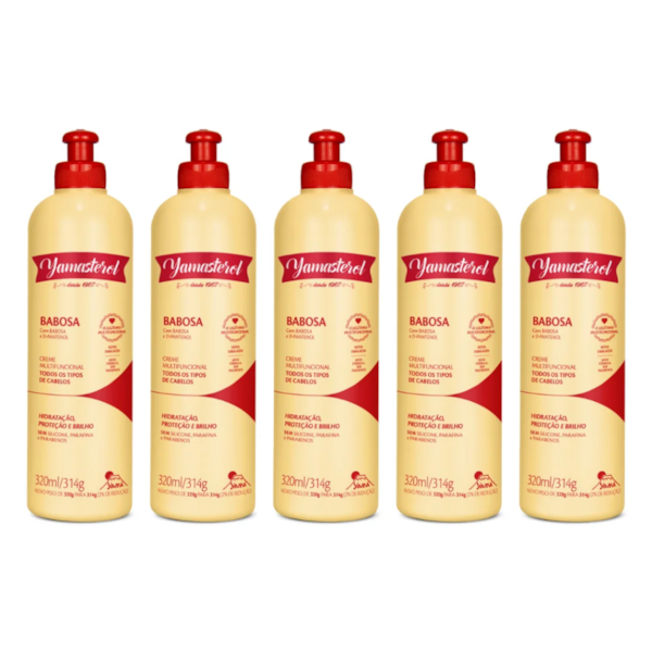 Kit 5 Cremes Yamasterol Babosa e D-Pantenol 320ml  - Multifuncional-2ffef6a7-975a-4787-a60b-2341a89355c1