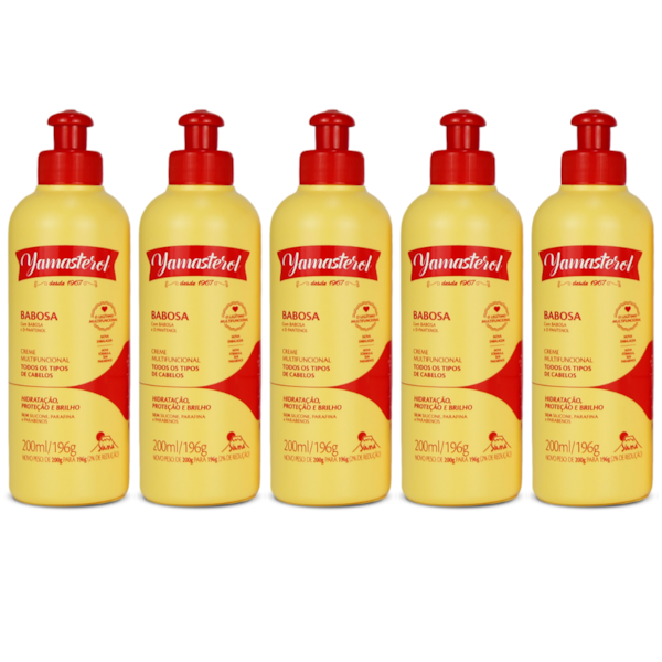 Kit 5 Cremes Yamasterol Barbosa e D-Pantenol 200ml  - Multifuncional-57608ba5-4aaf-4385-b2f5-005adaa069f9