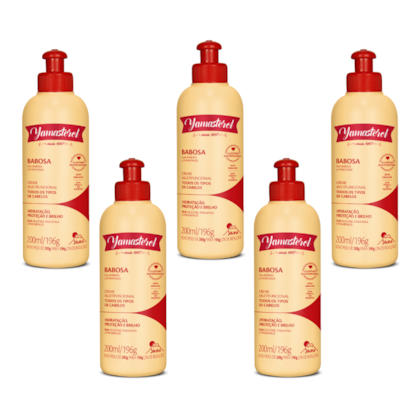 Kit 5 Cremes Yamasterol Barbosa e D-Pantenol 200ml  - Multifuncional