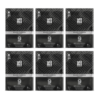 Kit 6 Pó Descolorante Black Carbon 20g