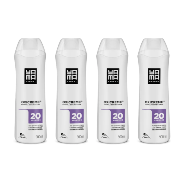 Kit Água Oxigenada Cremosa Yamá 20Vol  900ml c/ 4 Unidades-b74ab0a0-4270-45f1-9fed-4559da836cbc