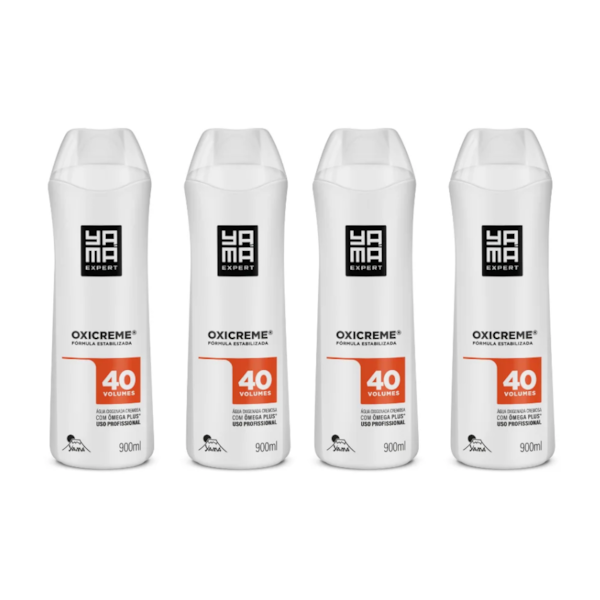 Kit Água Oxigenada Cremosa Yamá 40Vol  900ml c/4 Unidades-2088eee8-128c-4b82-a470-1f9cc8bd8e6c