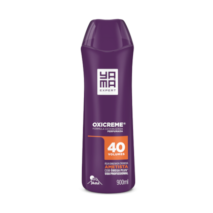 Kit Água Oxigenada Cremosa Yamá Ametista 40Vol. 900ml C/4