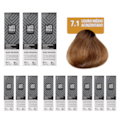 Kit C/12 Colorações Prof Color Nano 7.1 Louro Médio Acinz Yamá-49c2064c-ecaa-4270-ac8b-26804aa88e01