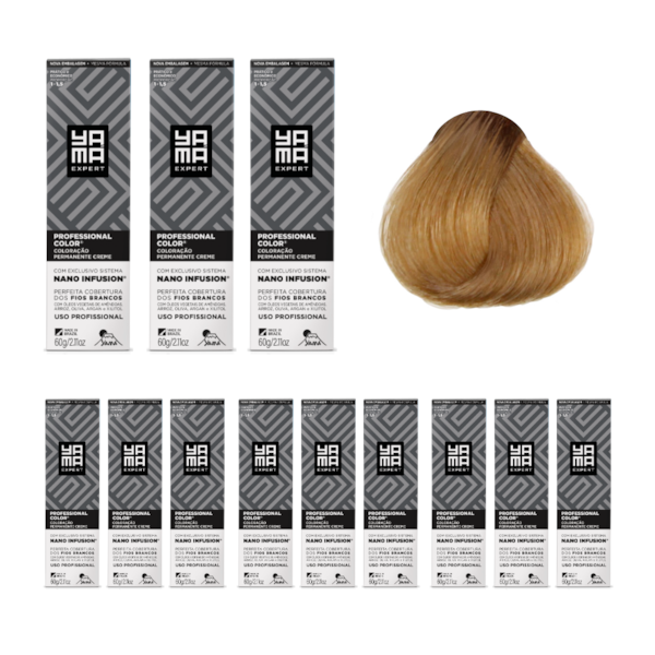 Kit C/12 Colorações Prof Color Nano 9.0 Louro Muito Claro Yamá-9a1a9e85-ceca-47f5-905b-ab947a936cfd
