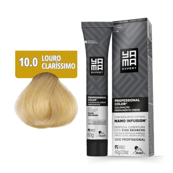 Kit C/2 Colorações Nano 10.0 Louro Claríssimo Yamá-7d07beaa-c4c4-4b0c-a060-5b303b290441