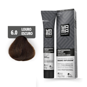 Kit C/2 Colorações Nano 6.0 Louro Escuro Yamá