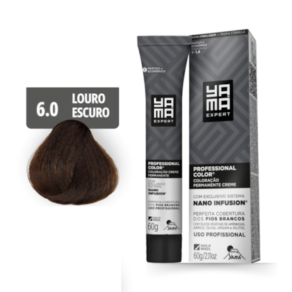 Kit C/2 Colorações Nano 6.0 Louro Escuro Yamá