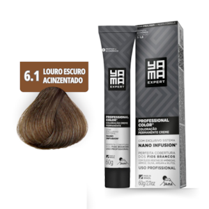 Kit C/2 Colorações Nano 6.1 Louro Escuro Acinz Yamá
