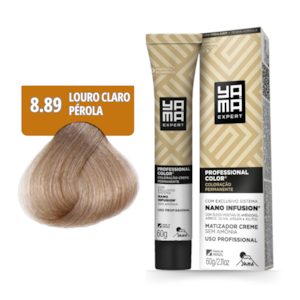 Kit C/2 Colorações Nano 8.89 Louro Claro Pérola Yamá