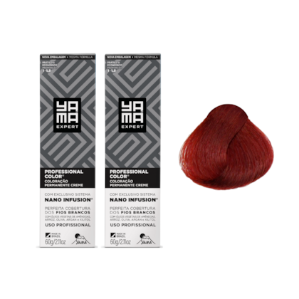 Kit C/2 Colorações Nano Infusion 6.66 Louro Escuro Vermelho Intenso