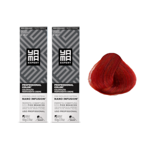 Kit C/2 Colorações Nano Infusion 8.66 Louro Claro Vermelho Yamá